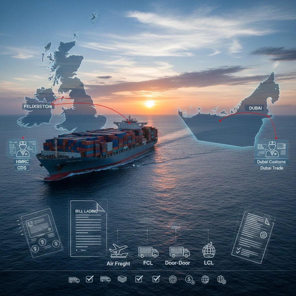 The Ultimate Checklist for Container Shipping from the UK to Dubai